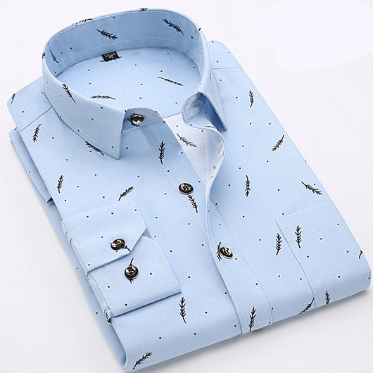 Camisa Oxford de Algodón para Hombre - Manga Larga Slim Fit Casual Ejecutivo - Image 19