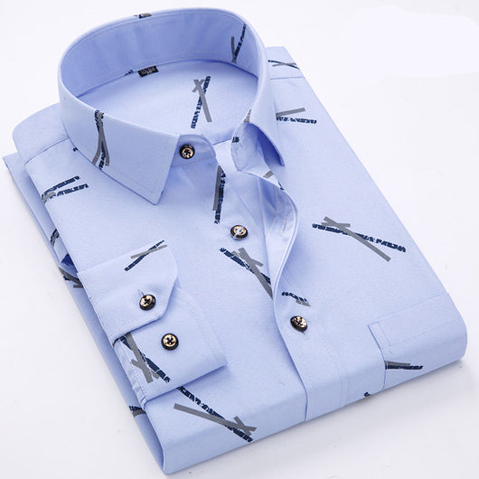 Camisa Oxford de Algodón para Hombre - Manga Larga Slim Fit Casual Ejecutivo - Image 17