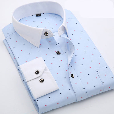 Camisa Oxford de Algodón para Hombre - Manga Larga Slim Fit Casual Ejecutivo - Image 6