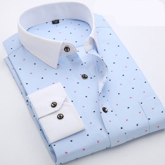 Camisa Oxford de Algodón para Hombre - Manga Larga Slim Fit Casual Ejecutivo - Image 6
