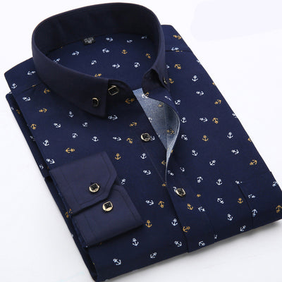 Camisa Oxford de Algodón para Hombre - Manga Larga Slim Fit Casual Ejecutivo - Image 5