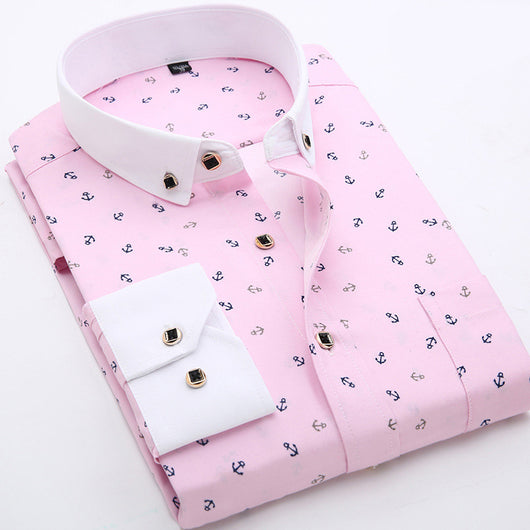 Camisa Oxford de Algodón para Hombre - Manga Larga Slim Fit Casual Ejecutivo - Image 4