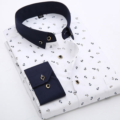 Camisa Oxford de Algodón para Hombre - Manga Larga Slim Fit Casual Ejecutivo - Image 3