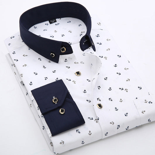 Camisa Oxford de Algodón para Hombre - Manga Larga Slim Fit Casual Ejecutivo - Image 3