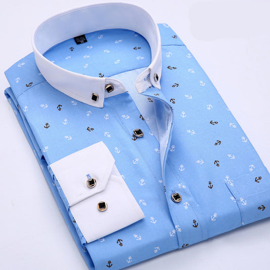 Camisa Oxford de Algodón para Hombre - Manga Larga Slim Fit Casual Ejecutivo - Image 2