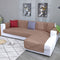 Funda Protectora Impermeable para Sofá Chaise Longue con Configuración Universal