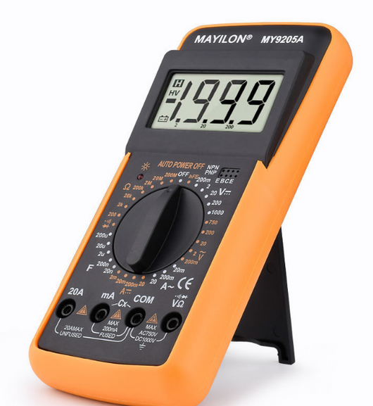 Multímetro Digital de Alta Precisión 9205 - Profesional Anti-Quemaduras con Batería 9V - Image 11