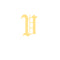 Ancient English Alphabet Initials Necklace Stainless Steel Necklace V