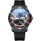 Reloj Mecánico Automático Hueco para Hombre con Banda de Silicona