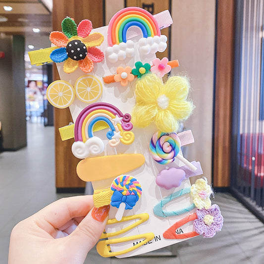 Horquilla Infantil Princesa Coreana con Diseño de Dibujos Animados