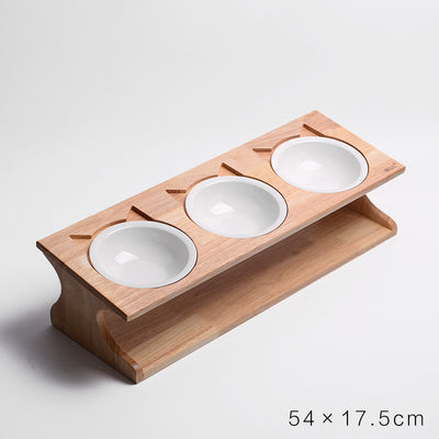 Comedero Elevado para Gatos de Madera Maciza con Protección Antiahogo - Image 10