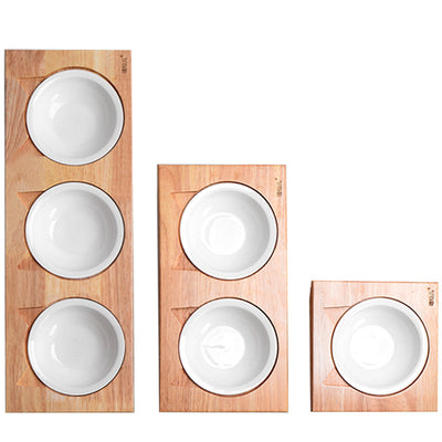 Comedero Elevado para Gatos de Madera Maciza con Protección Antiahogo - Image 9