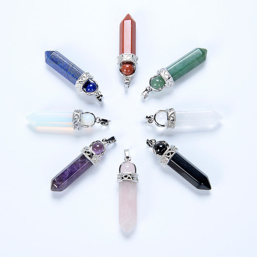 Colgante de Amatista Natural - Joya Mineral Reiki Punto Bruto Unisex - Image 8