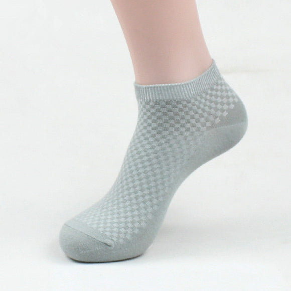 Calcetines Invisibles Hombre Fibra de Bambú Masaje Plantar Verano