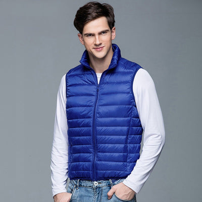 Chaleco Acolchado con Cuello de Pie para Hombre - Image 12