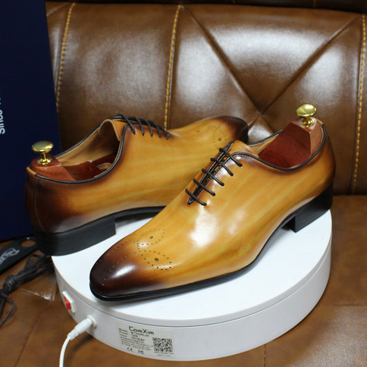 Zapatos Oxford de Cuero Genuino para Hombre - Calzado Artesanal Ejecutivo - Image 4