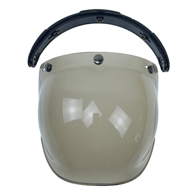 Casco de Moto con Visera Burbuja Retro - Lente Abatible de Tres Posiciones - Image 14