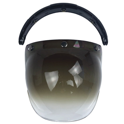 Casco de Moto con Visera Burbuja Retro - Lente Abatible de Tres Posiciones - Image 12