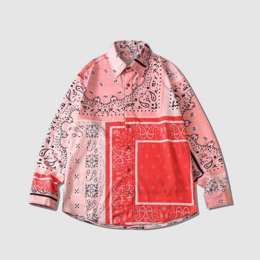 Camisa Manga Larga Estampado Floral Primavera para Hombre - Image 10