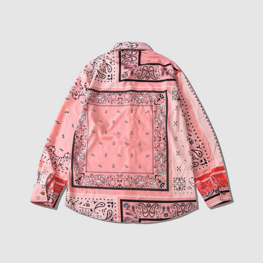 Camisa Manga Larga Estampado Floral Primavera para Hombre - Image 3