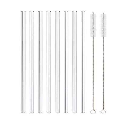Pajitas de Vidrio Reutilizables para Té de Burbujas y Bebidas Frías - Image 9