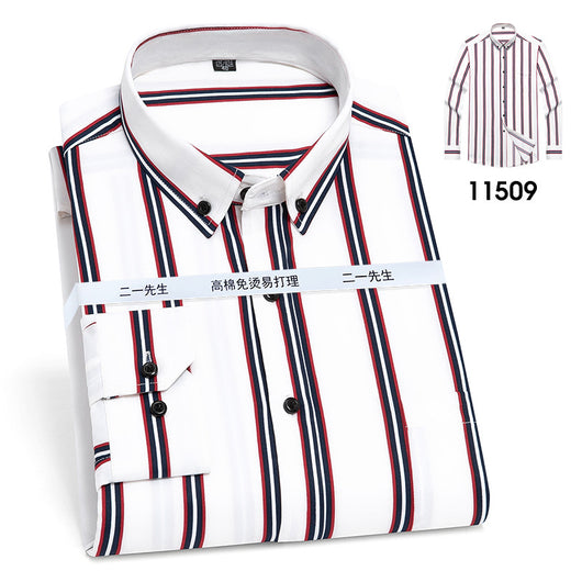 Camisa de Rayas Verticales Casual Ejecutiva para Hombre - Image 10