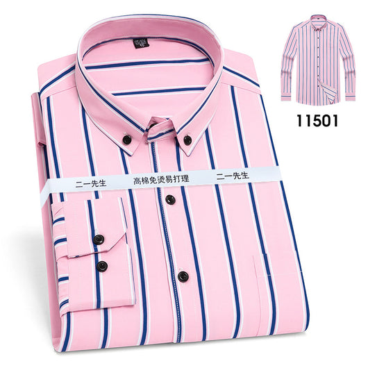 Camisa de Rayas Verticales Casual Ejecutiva para Hombre - Image 16