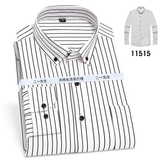 Camisa de Rayas Verticales Casual Ejecutiva para Hombre - Image 5