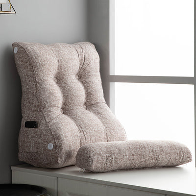 Almohada de Respaldo Triangular de Algodón Lavable Estilo Japonés - Image 21