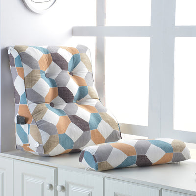 Almohada de Respaldo Triangular de Algodón Lavable Estilo Japonés - Image 19
