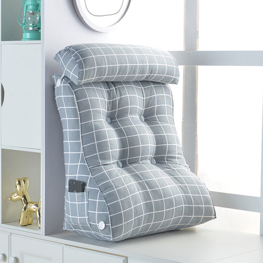 Almohada de Respaldo Triangular de Algodón Lavable Estilo Japonés - Image 8