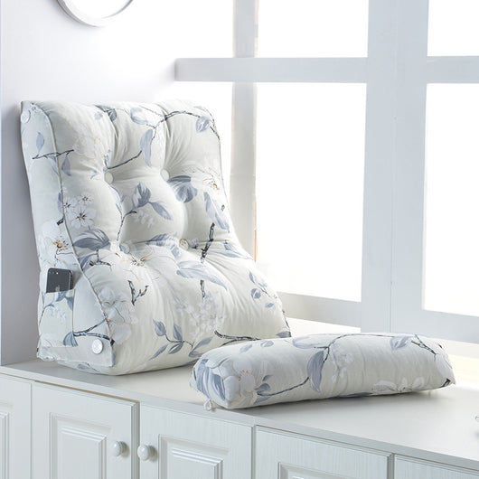 Almohada de Respaldo Triangular de Algodón Lavable Estilo Japonés - Image 13