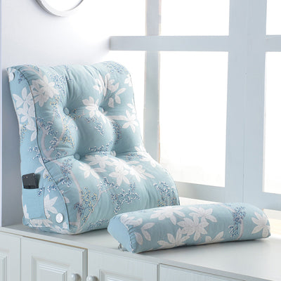 Almohada de Respaldo Triangular de Algodón Lavable Estilo Japonés - Image 14