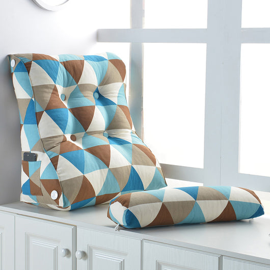 Almohada de Respaldo Triangular de Algodón Lavable Estilo Japonés - Image 16