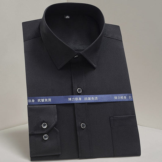 Camisa Casual Profesional a Rayas Verticales para Hombre - Image 14