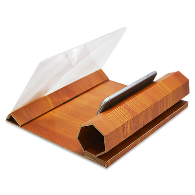 Ampliador de Pantalla para Celular 3D HD con Acabado en Madera - Image 6