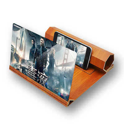 Ampliador de Pantalla para Celular 3D HD con Acabado en Madera - Image 7