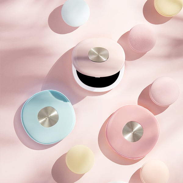 Espejo de Maquillaje Portátil con Luz LED - Plegable y Compacto