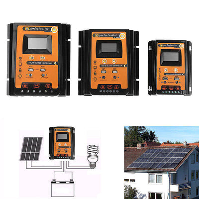Controlador Solar PWM 12V-24V 30A-70A Carga y Descarga de Batería - Image 9