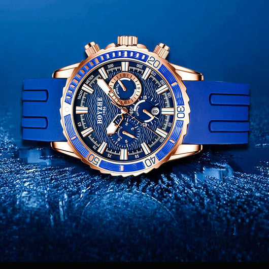 Reloj Mecánico Multifuncional para Hombre con Correa de Silicona - Image 12