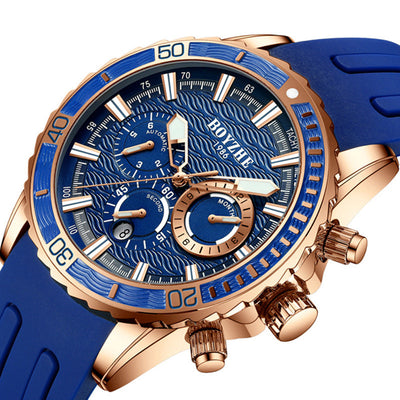 Reloj Mecánico Multifuncional para Hombre con Correa de Silicona - Image 9