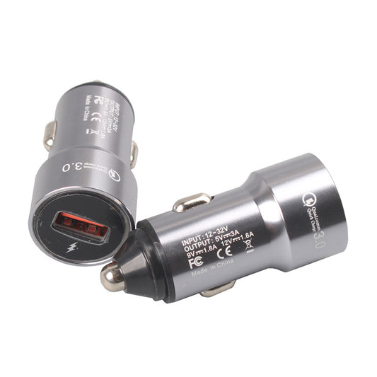 Cargador de Auto USB con Adaptador Metálico