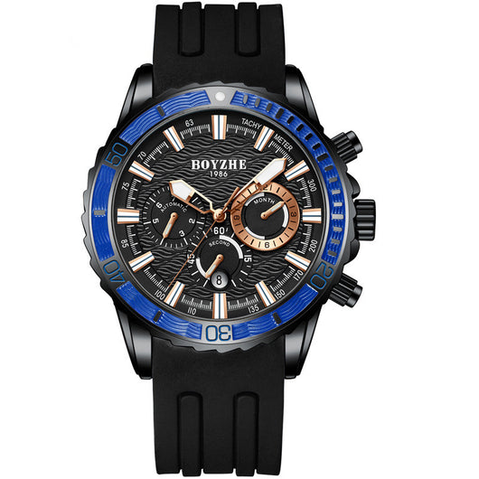 Reloj Mecánico Multifuncional para Hombre con Correa de Silicona - Image 3
