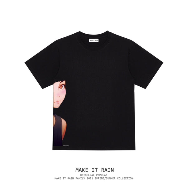 Camiseta Holgada Coreana Unisex - Estilo Relajado y Versátil