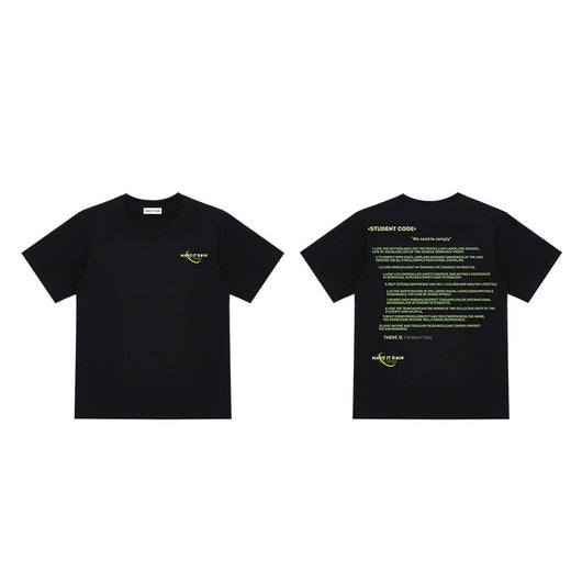 Camiseta Hombre Estilo Hip Hop Retro Coreano - Suelta y Cómoda - Image 8