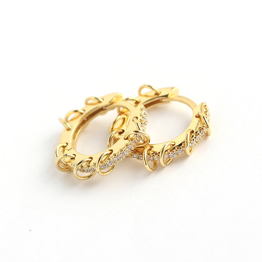 Aretes de Diamante Plata 925 Diseño Lujo Francés - Image 11
