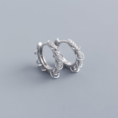Aretes de Diamante Plata 925 Diseño Lujo Francés - Image 6