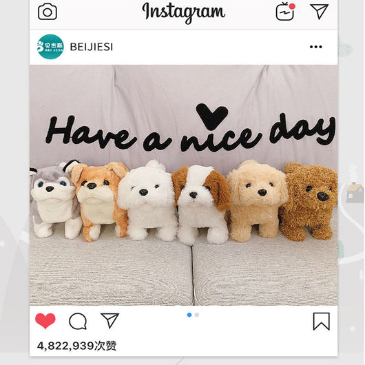 Peluches Eléctricos Interactivos - Corgi, Oso y Conejo - Image 8
