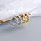 Aretes de Diamante Plata 925 Diseño Lujo Francés