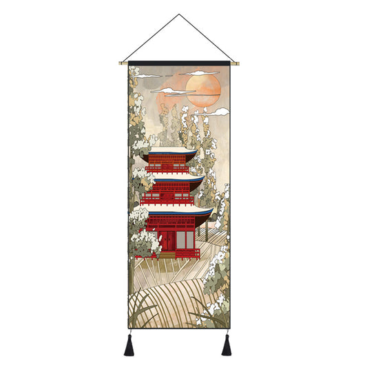 Cuadro Decorativo Ukiyo-E Grúa y Dama Japonesa para Sala y Dormitorio - Image 4